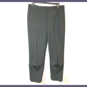 NEW $1,150 Alexander Wang Cropped Pants with Knee Slits [SZ Unknown ]‎